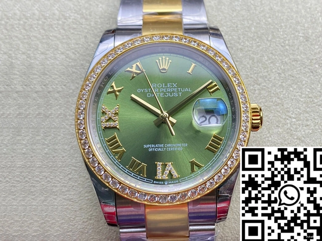Datejust Bezel M126283RBR-0012 Diamond-set Factory EW Rolex 1001